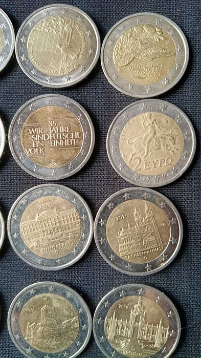 lot 20 monede de 2 euro OMAGIALE