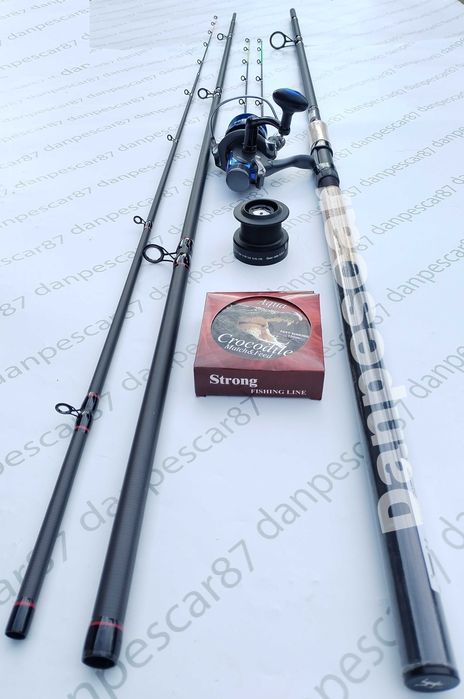 SET FEEDER Lanseta HARRIER 4,20m 210gr + Mulineta Saimino KDT4000 +fir