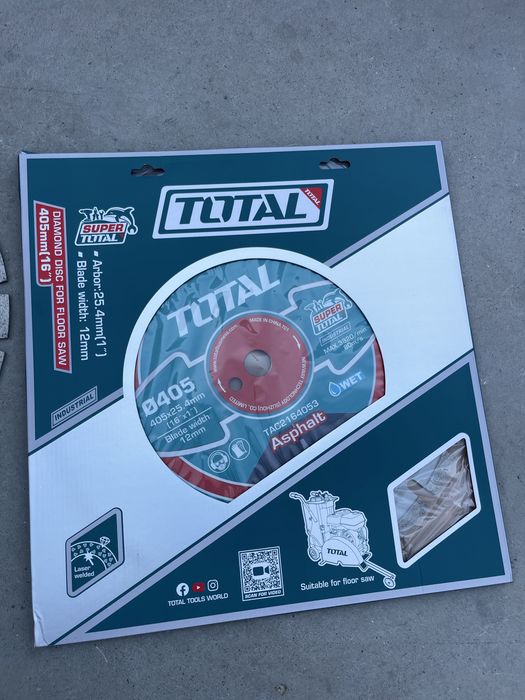 Disc vidia Total industrial pentru asfalt 405 mm