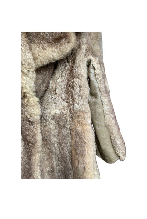 Haina din blana naturala de opossum, marimea S-M