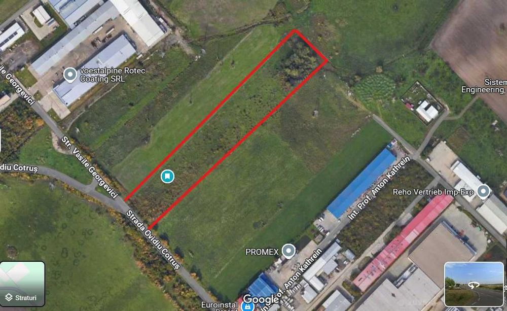 Teren intravilan 17.700 mp – Freidorf, Timișoara | UTR UEm | PUZ demarat (în curs)