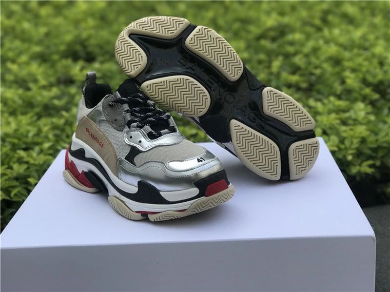 Balenciaga Triple S - Black/Dark Green/Sky Blue