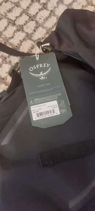 Rucsac Osprey Kestrel 48, negru
