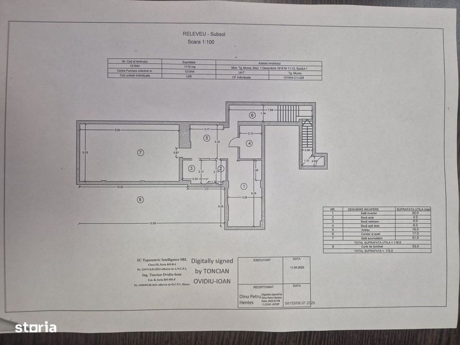 Central 445,3 mp utili - Spatiu comercial masiv - Parter cu vitrina si