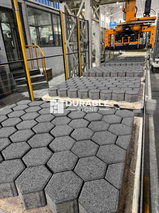 Брусчатка 10см. Тротуарная плитка "Танк", Вибропрессованная брусчатка.