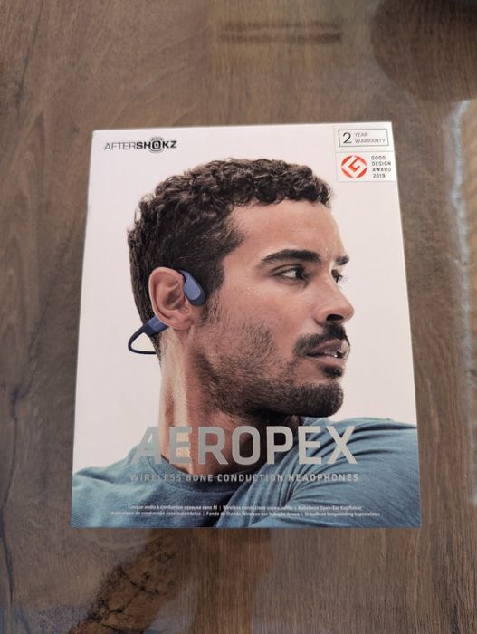 Беспроводные спортивные наушники AfterShokz Aeropex (Blue Eclipse)