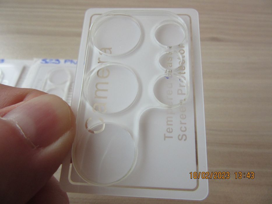 Samsung Galaxy S23 FE S23 Ultra S23+ S23 / 3D Стъклен протектор камера