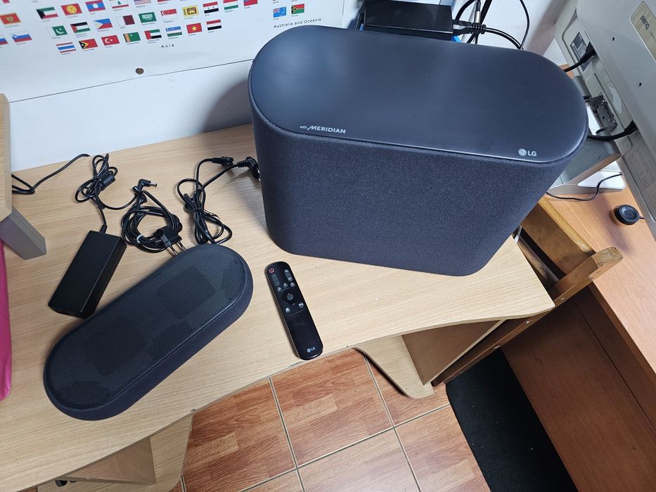Soundbar LG QP5 Éclair, 3.1.2, 320W,subwoofer wireless, sunet puternic