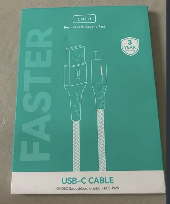 Set 5 cabluri USB-C, diferite marimi