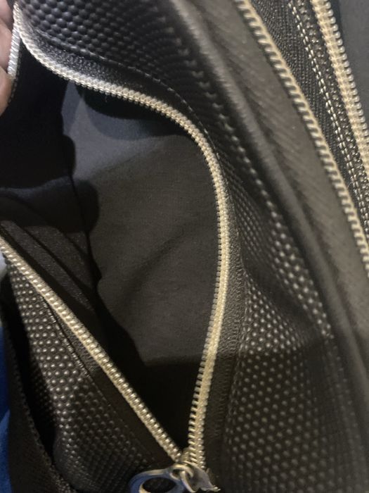 Кожена черна чанта