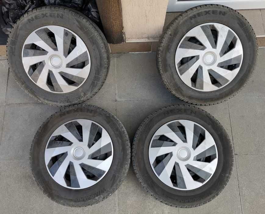 15" НОВИ Зимни Гуми с джанти NEXEN - 4бр. Рено Пежо Ситроен 195/65 R15