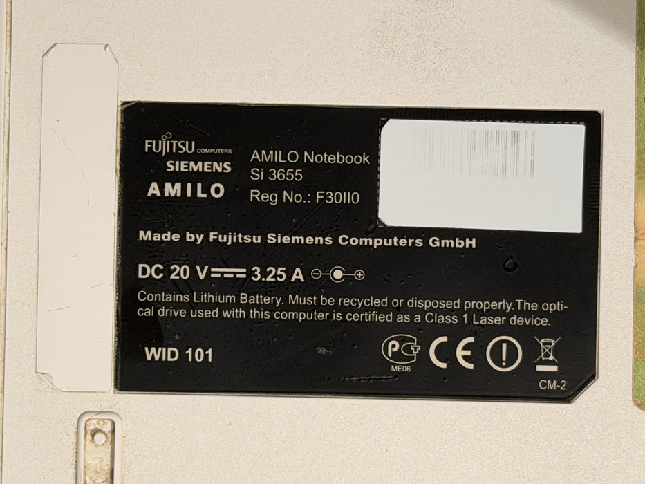 Ноутбук Fujitsu Siemens AMILO Si 3655