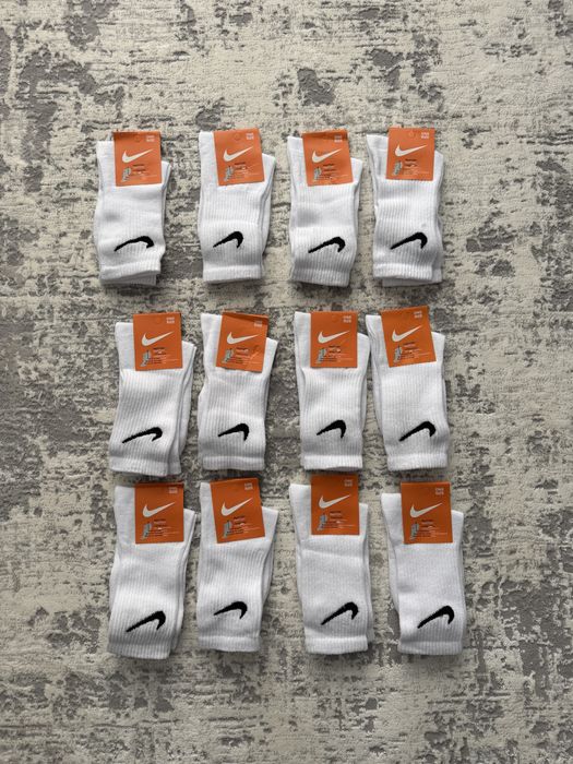 Set 12 perechi sosete / ciorapi | alb/negru - 100% bumbac