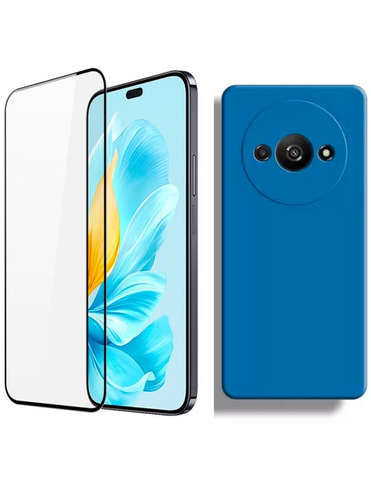 Xiaomi Redmi A3 A5 13C 13 PRO 5G 14C 15C Husa Alcantara Inside + Folie Sticla
