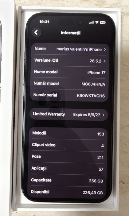 Apple Iphone 17 256gb