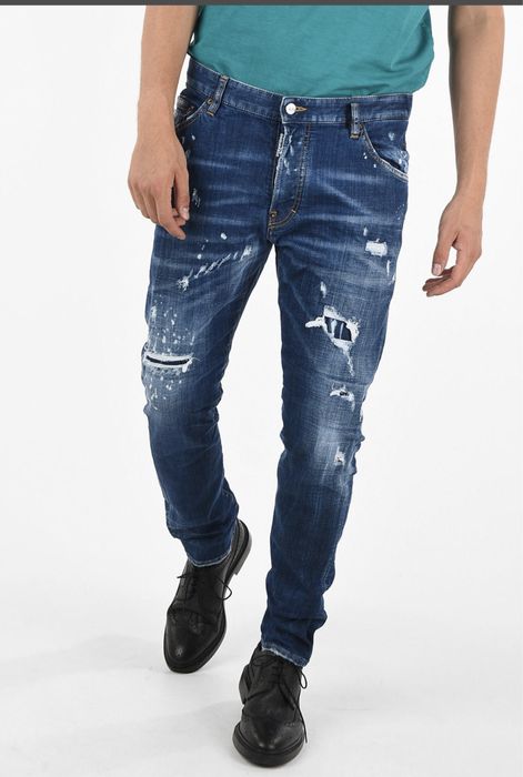 Dsquared2-17cm Distressed Classic Kenny Jeans
