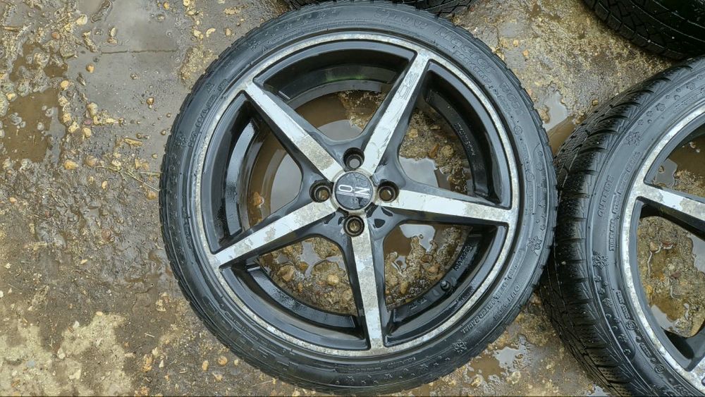 Oz Джанти 4х100 17  OZ RACING CANOVA Gloss black/ polished