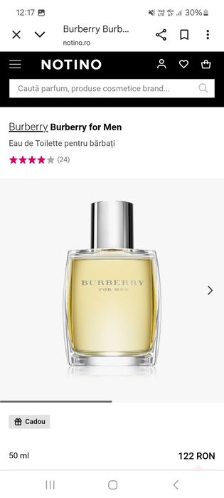 Apa de toaleta Burberry for Men