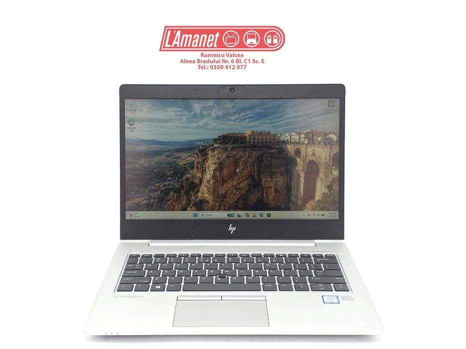 Ultrabook HP EliteBook 830 G5 Intel Core i7-8650U 13.3 inch Full HD 16 GB DDR4 240 GB SSD Stare Buna