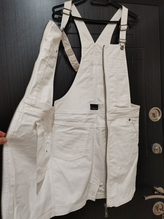 Бял гащеризон Calvin Klein Jeans