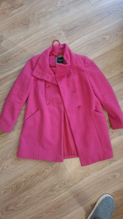 Розово-цикламено палто