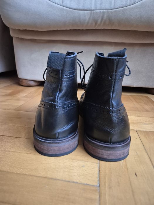 Ghete ASOS Premium, Piele Naturală, Talpă Cusută, Bărbați - 42
