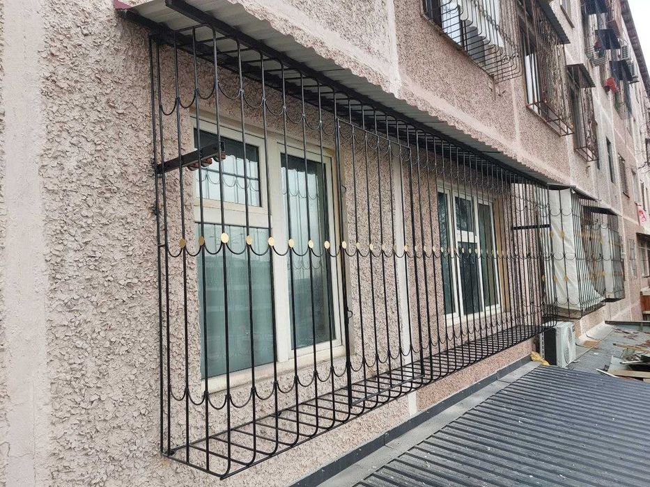 Решётки на окна , Балкон козырек карниз panjara rewotka temir kovka
