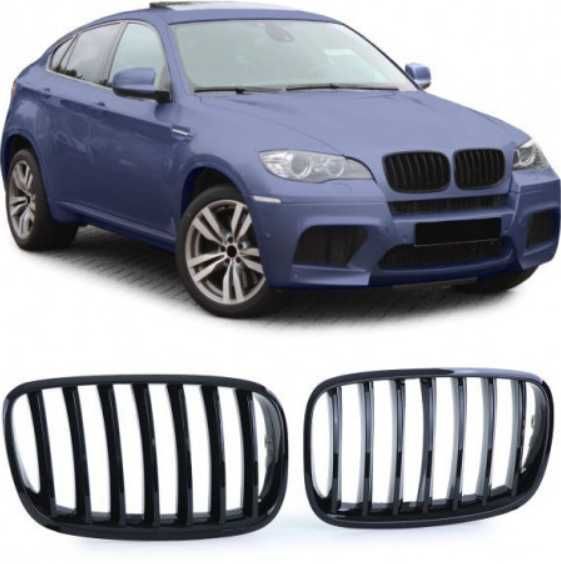Grile Duble M / Negru Lucios / BMW X5 E70 X6 E71