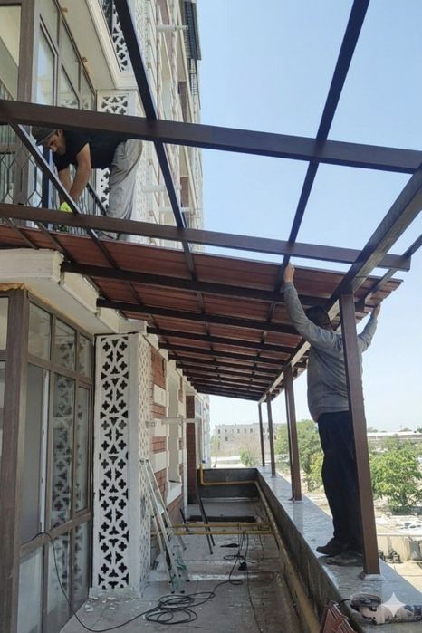 ТОМ УСТАСИ.Навес,Сварочьные работы