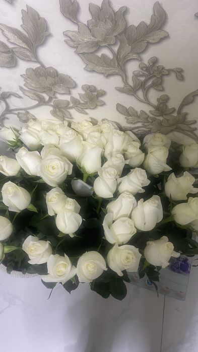 Цветы свежиеееее 51 роза