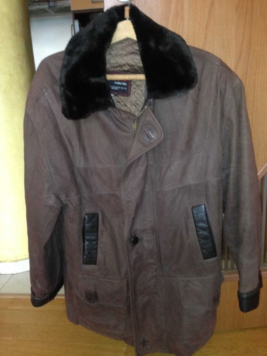 Мъжко кожено палто