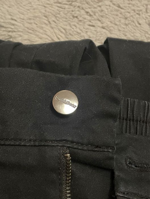 Pantaloni Cargo Pull&Bear negri