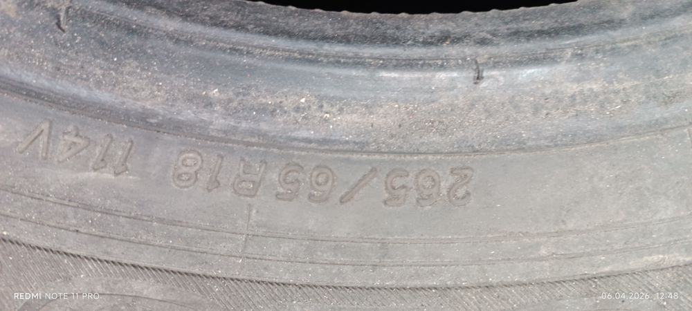 Продам летнюю резину 265/65/18