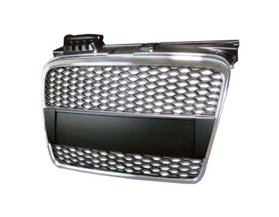 Решетка с поставка а емблема за Audi A3 (2003-2008) - RS-Look с Хр...