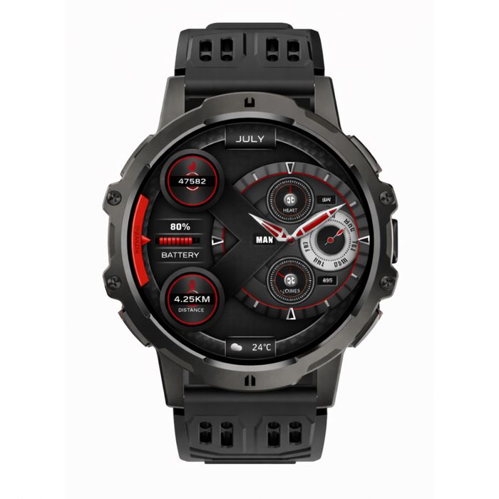 PEJE ZW15 Smart Watch — 1000mAh, до 30 дней работы, 3ATM, с фонариком