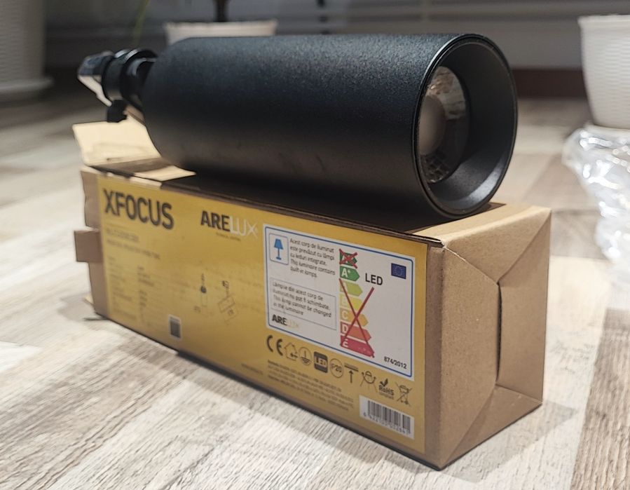 Proiector Arelux LED FS10NW SBK, Negru