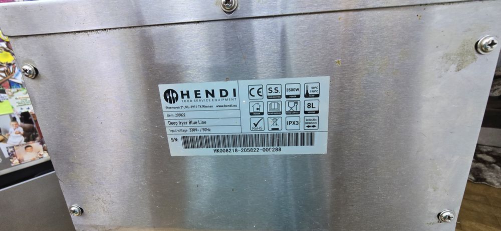 Fripteuza profesionala 6l hendi blue line