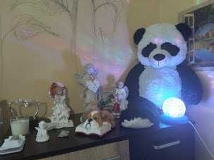 плюшена голяма панда