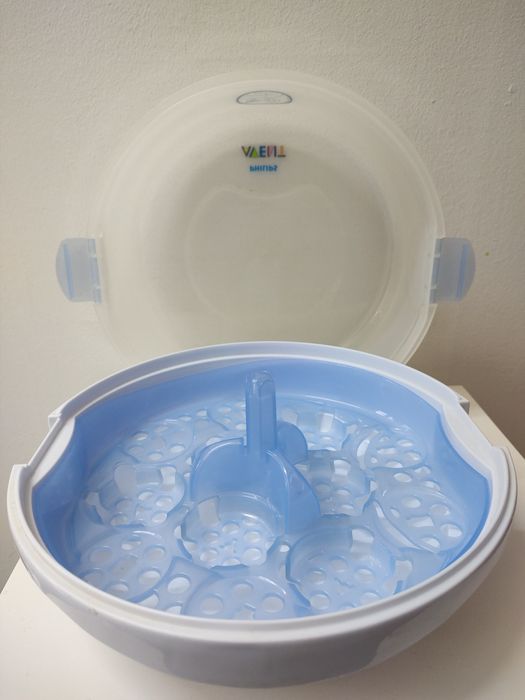 Avent стерилизатор за микровълнова и ръчна помпа за кърма