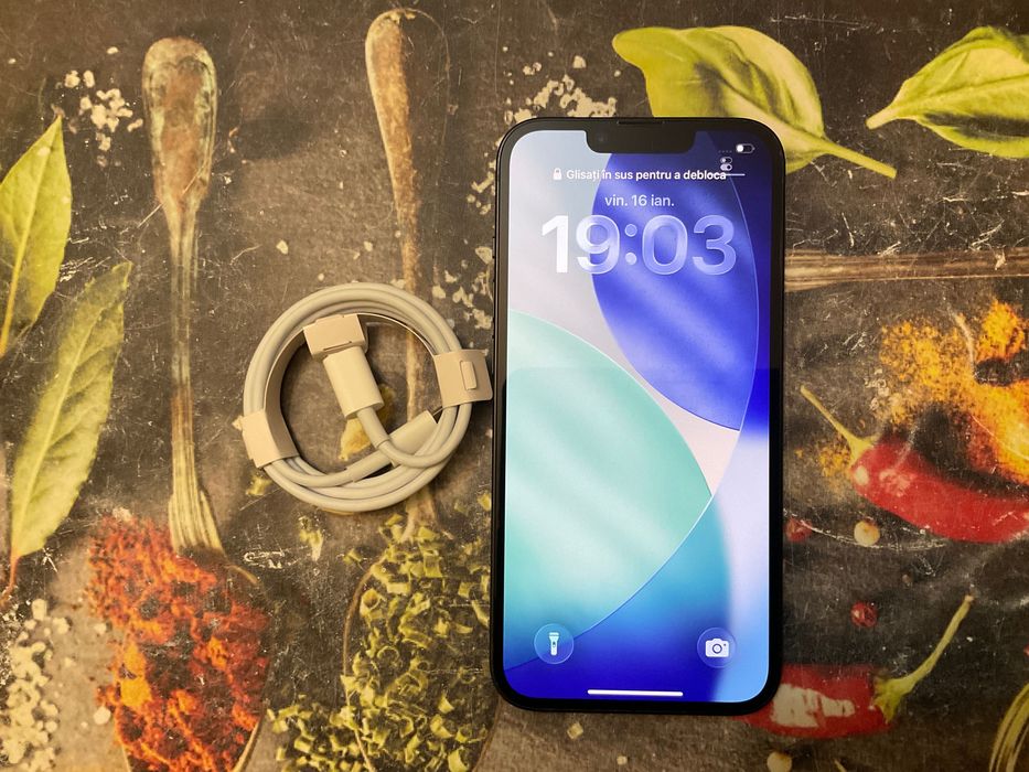 IPhone 14 Black 128 gb impecabil