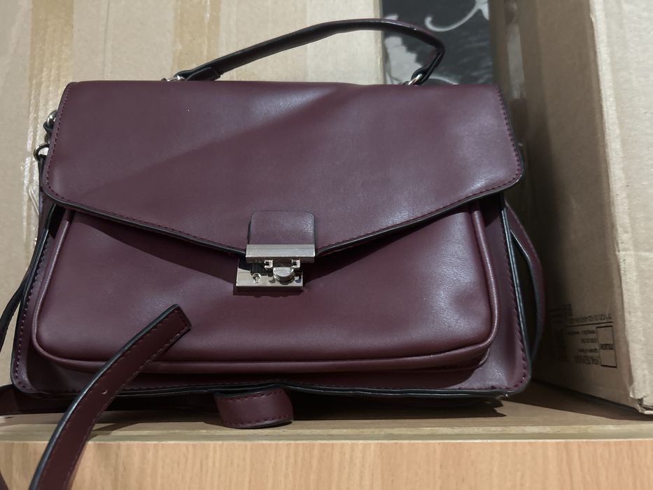 Сумка new look  бордовый удобно для работы