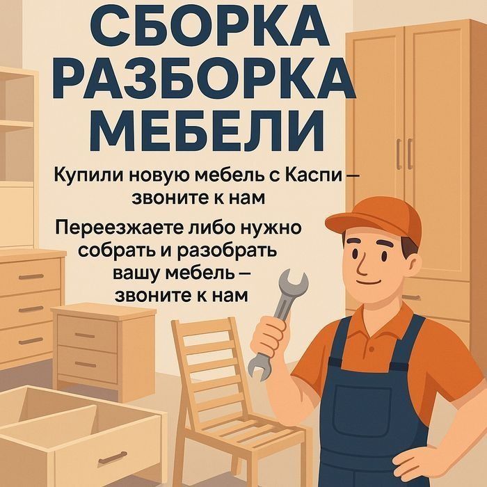 Сборка разборка мебели
