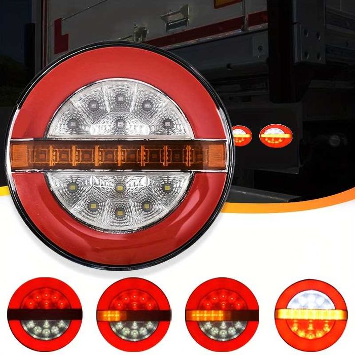 LED стопове хамбургер – комплект 2 броя NEON 4 функции динамичен мигач