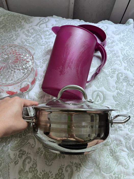 Посуда графин tupperware кастрюля ветчинница