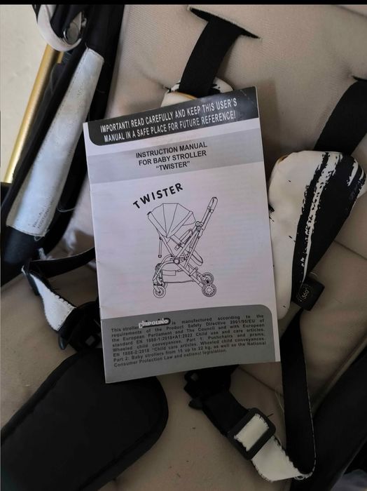 Лятна количка CHIPOLINO TWISTER 360° черна