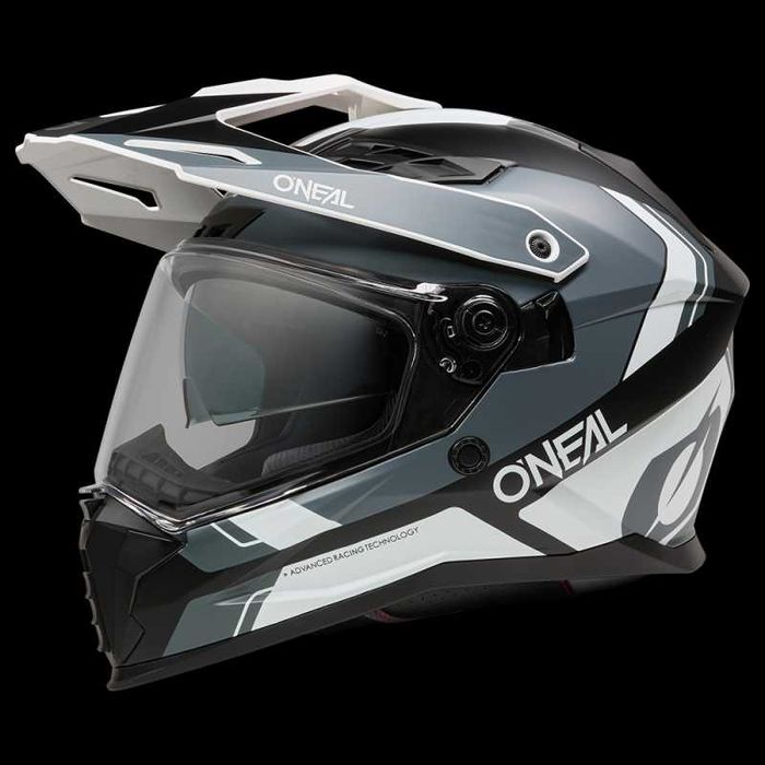 Ендуро каска O'NEAL D-SRS NOMAD Black/White/Gray V.26