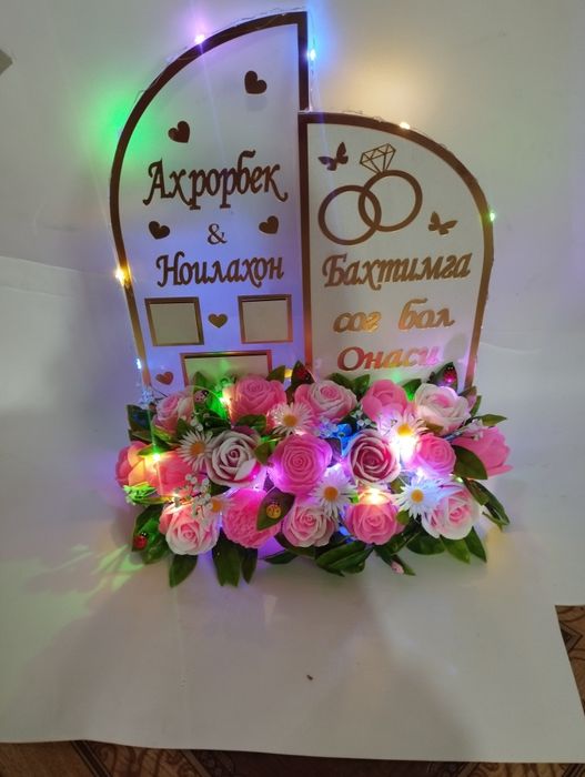 Xushboy sovunli suniy gullar