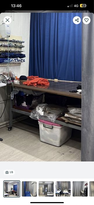 Продам раскроенный стол для ателье