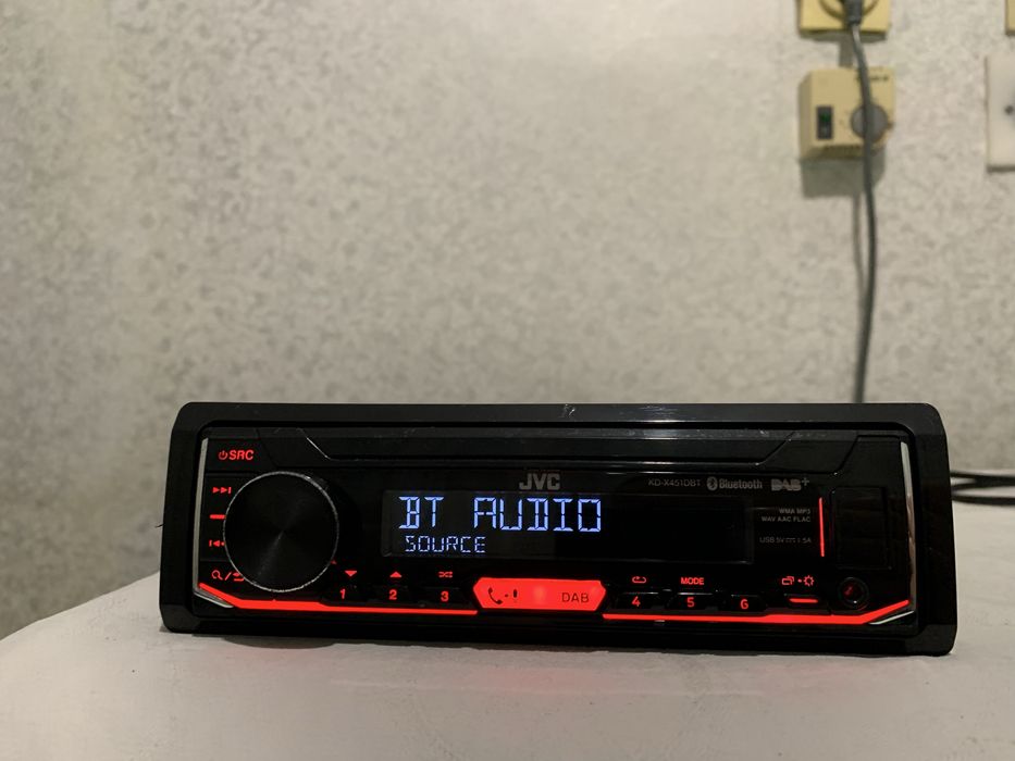 Авто радио JVC Bluetooth