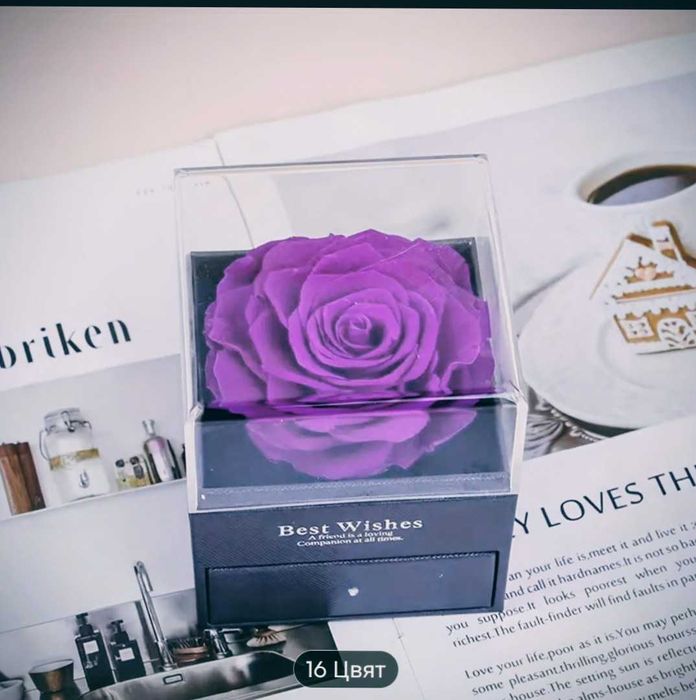 Necklace with a heart-shaped pendant.